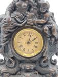 Large 18" Antique Cast Iron & Copper Clock