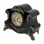 Antique Ansonia Cast Iron Clock Mantel