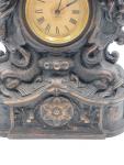Large 18" Antique Cast Iron & Copper Clock