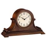 Bulova Asheville Brown Cherry Mantel Clock