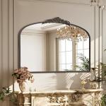 Large Bronze Vintage French Baroque Mirror 48"x33