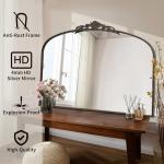 Large Bronze Vintage French Baroque Mirror 48"x33