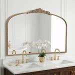 Large Vintage Gold French Baroque Mirror 48"x33