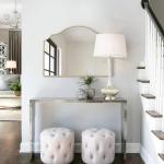 Gold Scalloped Mirror for Dresser or Mantel