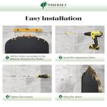 Vintage Baroque Arched Wall Mirror in Antique Gold