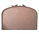 Gold Vintage Arched Mirror with Ornate Frame