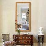 Large Antique Gold Mirror for Living Spaces