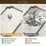 Vintage Gold Baroque Mirror for Fireplace Mantel