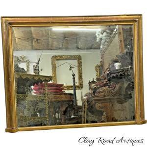 Antique Gilt Mirror with Classic Molding 42x34