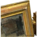 Antique Gilt Mirror with Classic Molding 42x34