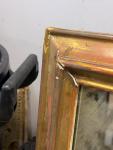Antique Gilt Mirror with Classic Molding 42x34