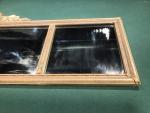 Vintage 3-Panel Nurre Wooden Wall Mantel Mirror