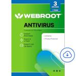 Webroot Antivirus 2026 | 3 Devices | 1 Year