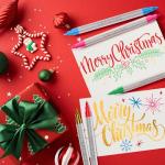 ARTISTRO Metallic Acrylic Paint Markers - Dual Tip Pens