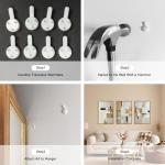 Large Abstract Beige Framed Canvas Art Set