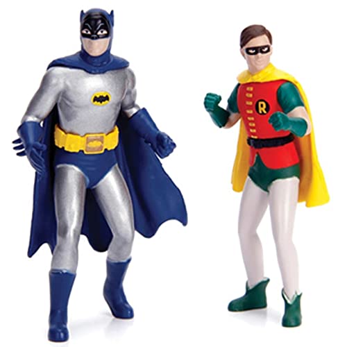 Classic TV Series Batmobile Die-cast Car with Batman & Robin Figurine