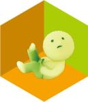 Smiski Dreams Glow-in-the-Dark Figurine, Random Style