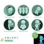 Smiski Glow in the Dark Mini Figure Set