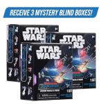 Star Wars Micro Galaxy Squadron Mystery Blind Box 3-Pack