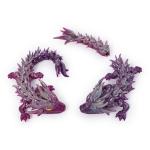 CrystaLynx 12.5-inch Articulated Dragon Figurine