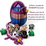 10 Pack Mystery Mini Animal Figurines Collection