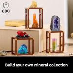 LEGO Ideas Mineral Collection Display Set for Adults
