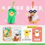 B.Duck Plush Keychain Blind Box Collectible Duck