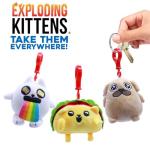 Exploding Kittens Plush Backpack Keychain – Hazel Series