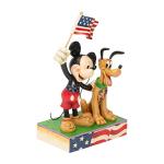 Disney Traditions Mickey and Pluto Figurine
