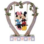 Jim Shore Mickey and Minnie Heart Swing Figurine