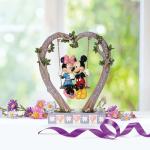 Jim Shore Mickey and Minnie Heart Swing Figurine