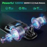 Caroma 1200W Electric Skateboard with Remote Control