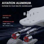 BCOIIUE Smart Electric Skateboard Tail Lights - 2-Pack