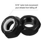 Hotop Skateboard Truck Hardware Kit - 56 Pieces