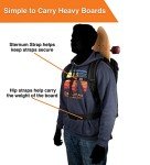 Waterproof Skateboard Backpack for Longboards and Gear