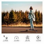 Caroma 350W Electric Longboard with Remote Control