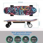Caroma Electric Skateboard with Remote Control, 350W Motor