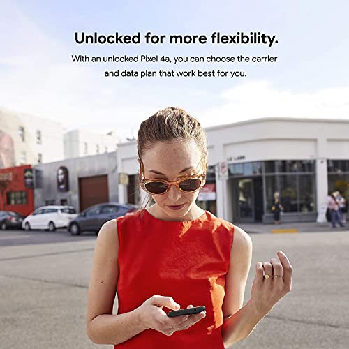 Google Pixel 4a Unlocked Android Smartphone, 128GB Storage
