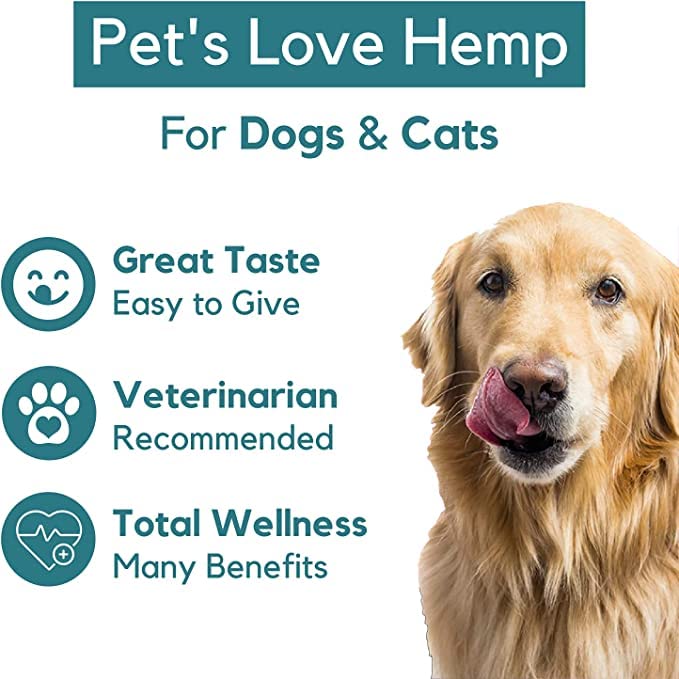 Organic Hemp Oil for Dogs and Cats - 2 Pack