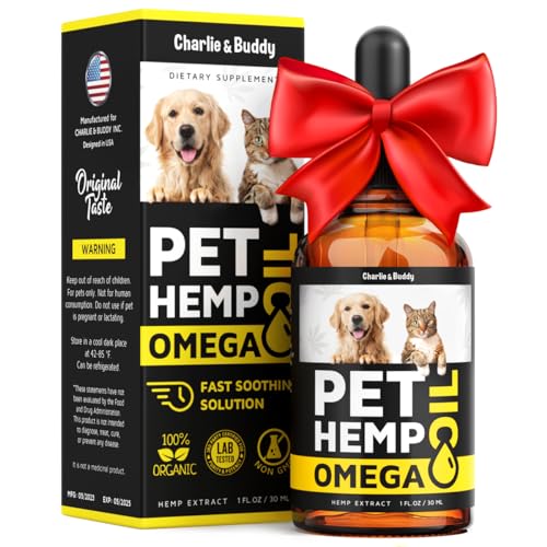 Charlie & Buddy Pet CBD Oil for Dogs and Cats