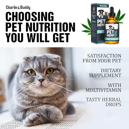 Hemp Oil for Dogs and Cats - Pet Relief