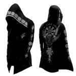 Nordic Myth 3D Hooded Cardigan for Men