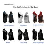 Nordic Myth 3D Hooded Cardigan for Men