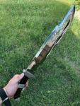 D2 Steel Predator Bowie Knife - Viking Style