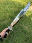 D2 Steel Predator Bowie Knife - Viking Style