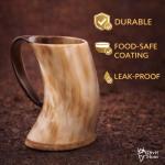 Authentic Viking Drinking Horn Mug with Gift Sack