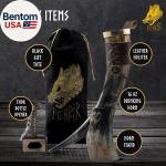 Viking Drinking Horn with Stand - 16 Oz Gift
