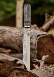Custom Handmade Viking Seax Knife with Sheath