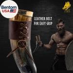 Viking Drinking Horn with Stand - 16 Oz Gift