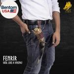 Viking Drinking Horn with Stand - 16 Oz Gift